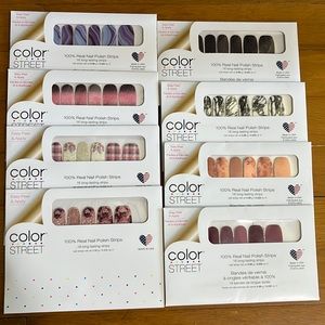 Color Street Nail Polish Strips Bundle